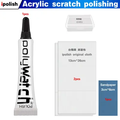 Acrylic Scratch Remover Paste, Watch Crystal and Plastic Polishing - 10