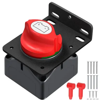 High-Power Rotary Battery Circuit Breaker Switch, Two-Gear, for Cars and Motorcycles - 7