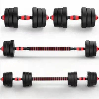 Erkekler için çevre dostu dambıllar fitness ev çimento dambılları el çanları ayarlanabilir halter seti yurt egzersiz dambılları - 6