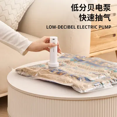 Portable Travel Vacuum Compression Bags for Luggage Organisation