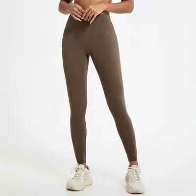 Damen Laufhose, nahtlos, hohe Taille, Po-Lifting - 11
