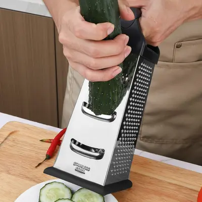 Vierseitiger Küchenreibe für Gemüse, Käse und Kartoffeln - 2