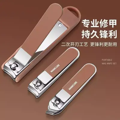 German Nail Clippers Set Large Size Angled Cut