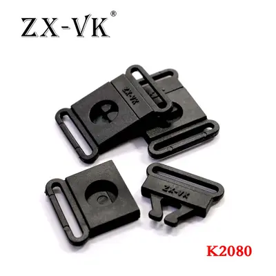 Plastic Bra Clasp, Double-Sided Hook, Thin ID Card Slide Buckle