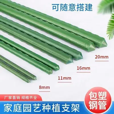 Plastic-Coated Steel Garden Plant Support Pole