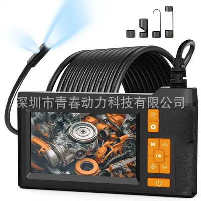 Dual lens industrial endoscope, 1080P HD, IP67 waterproof - 1