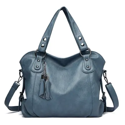 Women's Tassel Shoulder Bag, Large Capacity, Autumn Style - 10