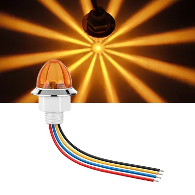 LED mini karpuz lambası 1,25 inç kamyon yan işaret lambası - 7