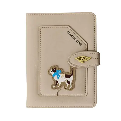 Cross-Border Binding Thick PU Leather Multi-Card Slot Handmade Sewn Leather Passport Protector Foreign Trade Passport Holder - 7