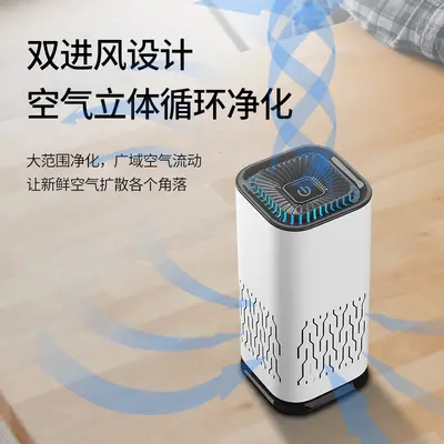 USB Portable Air Purifier with Negative Ion and Formaldehyde Filter - 8