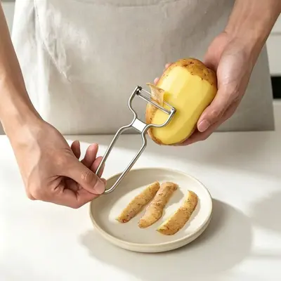 Stainless steel vegetable peeler, multifunctional kitchen tool