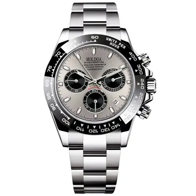 Moldoa Daytona erkek saati, tam otomatik mekanik, su geçirmez - 10