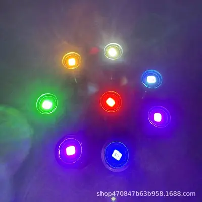 LED Rotating Pen Light Core with Crystal Base for DIY Lamps