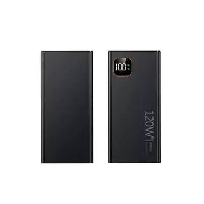 120W Süper Hızlı Şarj 30000mAh Büyük Kapasiteli Powerbank 20000mAh PD Dijital Ekranlı Mobil Şarj Cihazı