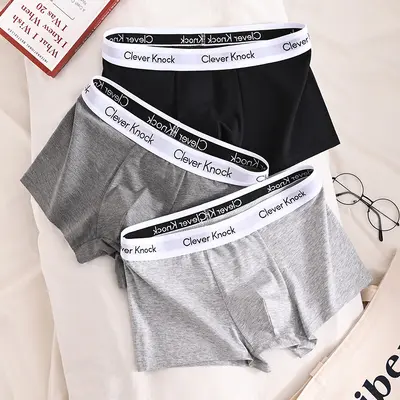 Herren-Boxershorts aus 100% Baumwolle, einzeln verpackt - 4