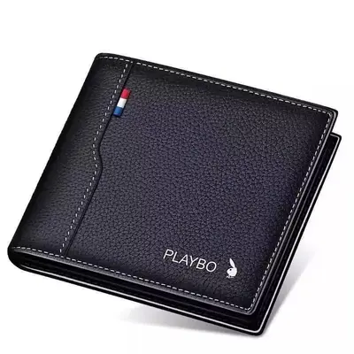 Herren-Kurzbrieftasche, quer, mehrere Kartenfächer - 2
