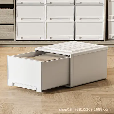 Drawer storage box, transparent, large capacity - 7
