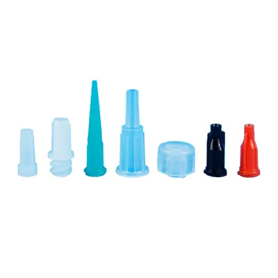Tek kullanımlık şırınga kapağı, PP plastik, vidalı, çok renkli - 5