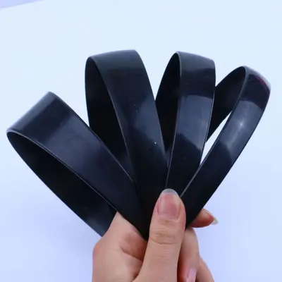 Kunststoff-Haarreif Rohling mit glatter Platte, gebogen, schwarz-weiß bezogen mit Schleife, DIY Handarbeit Haarschmuck Haarzubehör