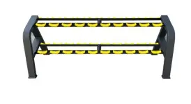 Yuvarlak Başlı Kaplı Dumbell Katı Dayanıklı Erkek Güç Antrenmanı Fitness Ekipmanı Tüm Salon Satın Alma Paketi Stokta Dumbell - 8