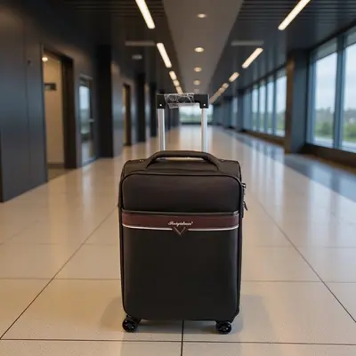 Large Capacity Oxford Cloth Trolley Suitcase with Combination Lock and Spinner Wheels - 10