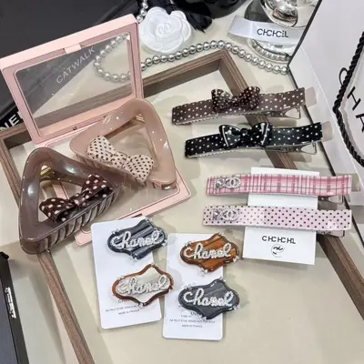 Acetate Original Hair Clip Premium Edge Clip Delicate Luxury Girl Hair Pin Korean Style Butterfly Back Head Duck Bill Clip - 1