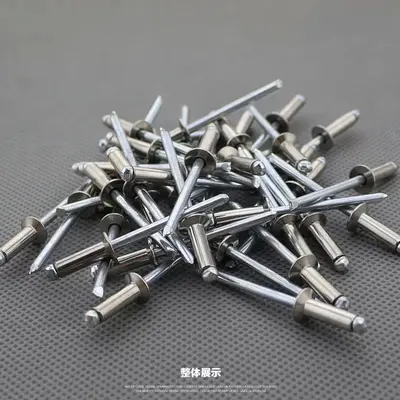Stainless Steel Open-End Countersunk Blind Rivets, Pull Rivets, Various Sizes