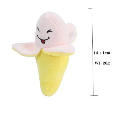 Squeaky Plush Dog Toy, Durable Bite-Resistant, Yellow Duck - 12