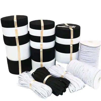 Elastic Band for Trouser Waistbands, Wide and Thin - 5