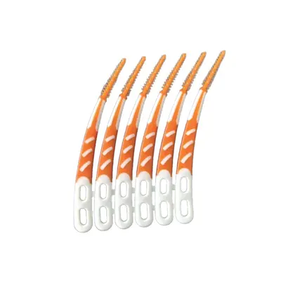 Silicone Interdental Brush, Oral Cleaning, 12-Piece Box