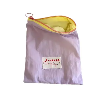 Tragbare Kosmetiktasche, schlank, Makkaron-Farben, Reißverschluss - 8