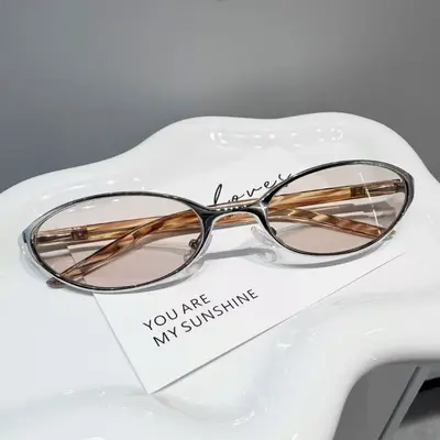 Retro Small Frame Color-Changing Sunglasses, Unisex - 7