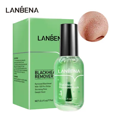 Lanbena Blackhead-Essenz Nr. 1, 17 ml, mit 100 Nasenstreifen - 2