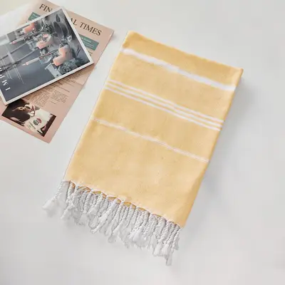 Turkish beach towel striped tassel towel quick-drying absorbent large size various styles wholesale custom logo - 8
