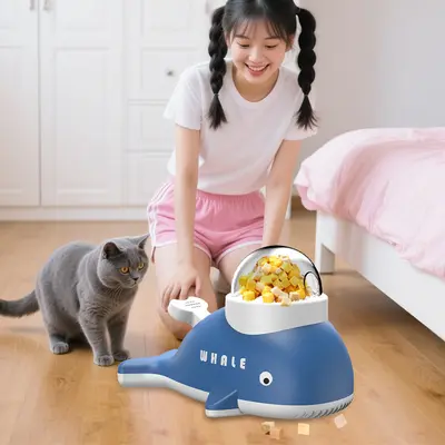 Little Yellow Duck Slow Feeder Toy, Interactive Automatic Toy for Cats and Dogs - 5