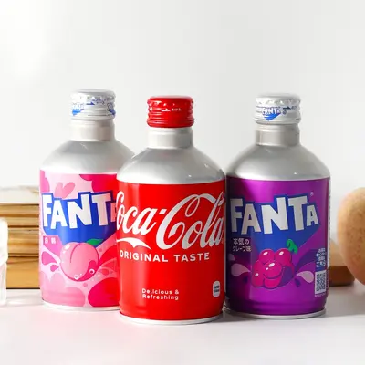 Japan-Imported Coca-Cola Mini Bullet Cola, Carbonated Drink 300ml Aluminum Can