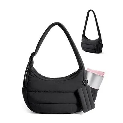 Leichte lässige Damen-Achseltasche, Umhängetasche zum Schrägtragen für Pendler