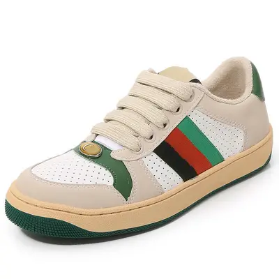 Retro-Sneaker aus echtem Leder, Paarmodell, Modell 2026