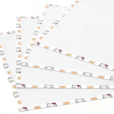 Perler Beads Dedicated Ironing Cloth - Perler Bead Ironing Paper Baking Mat Ironing Sheet Heat-Resistant Fabric Reusable Non-Shedding Excellent Light Transmission - 6