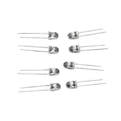 4 mm yuvarlak LED boncuk, beyaz, kırmızı, yeşil ve mavi