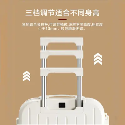Rolling suitcase, password lock, large capacity, durable travel