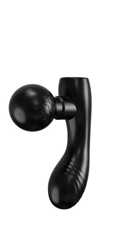 Doppelkopf-Mini-Massagepistole mit Hochfrequenz-Vibration, tragbar - 8