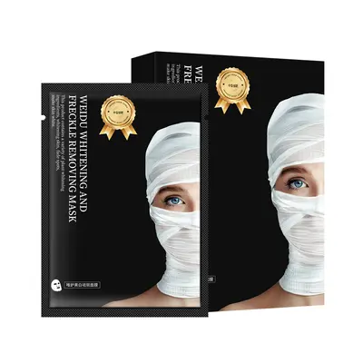 Black bandage mask Korean mask brightening and moisturizing anti-wrinkle mask hydrating wholesale black bandage mask anti-aging skincare