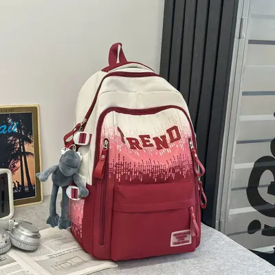 Gradient Large-Capacity Middle and High School Backpack - 7