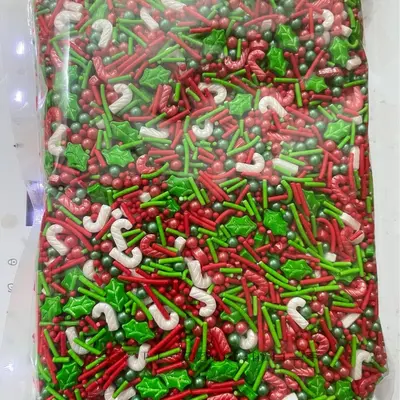 Noel süsleme karışık paket, 500g, pasta ve fırıncılık için
