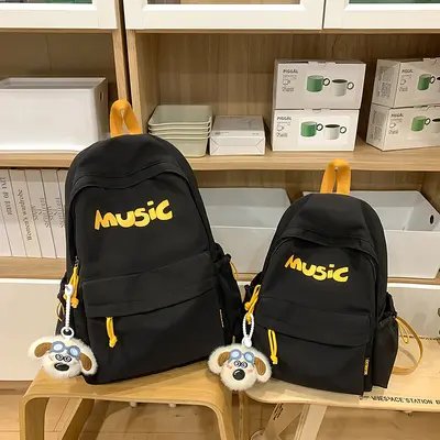 Korean style college style school backpacks for boys and girls, fashionable large capacity travel backpacks, lightweight middle and high school student backpacks - 7