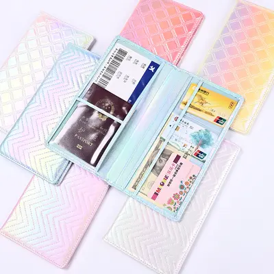 Hologram passport holder, large capacity, 3D effect - 3