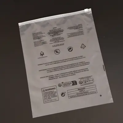 Transparente PE-Reißverschlussbeutel auf Lager Unterwäsche Socken Reißverschlussbeutel Großhandel Yoga-Kleidung Leggings Bekleidungsverpackungsbeutel Custom-Design - 10
