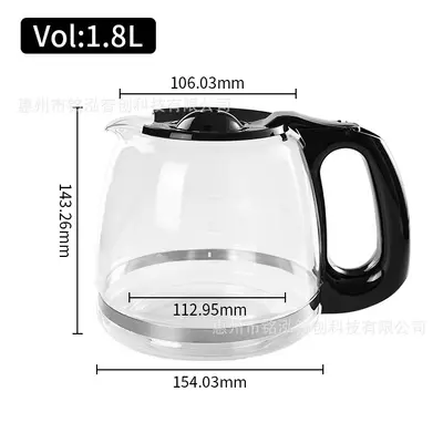 American-Style Drip Coffee Maker 12-Cup Compatible with Black Decker #CM1050B/W - 7