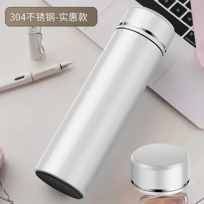 智能保温杯304不锈钢商务直杯LED显示温度水杯批发可定礼品制logo - 9